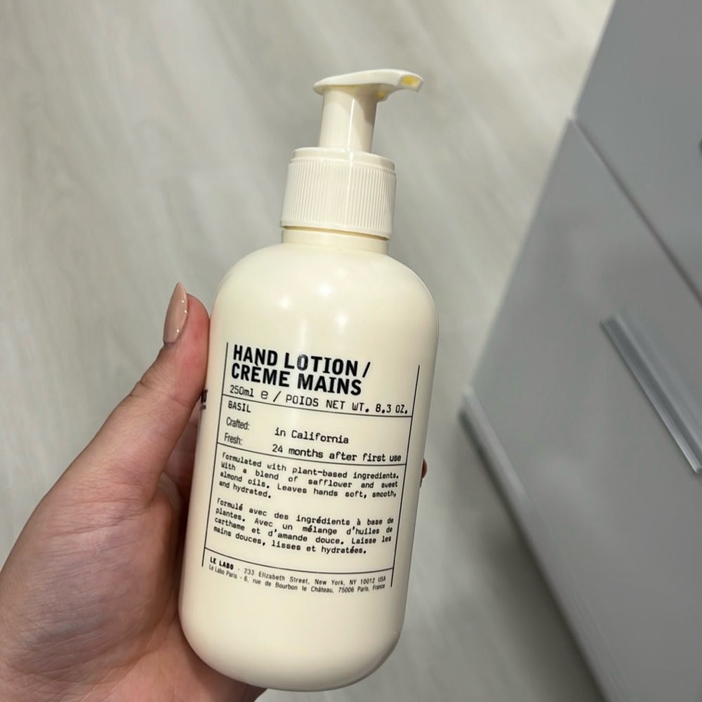 Le Labo Basil Hand Lotion 250ml NWT NEVER USED